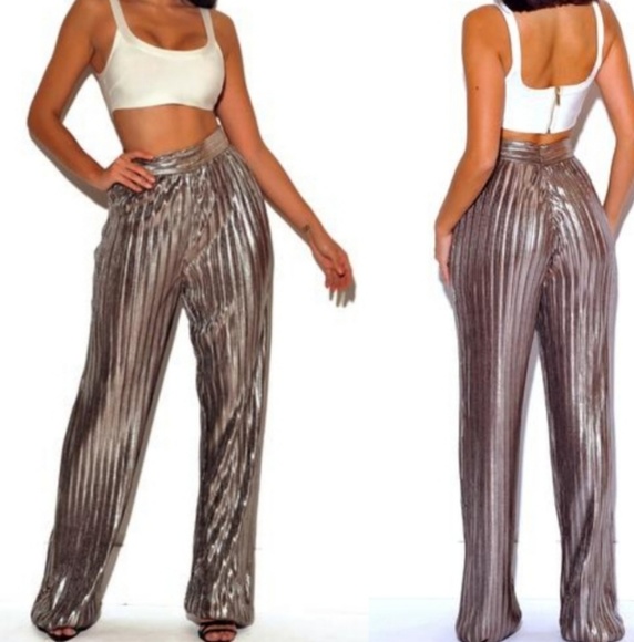 Miss Circle Pants - High waist wide leg pants